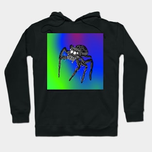 Jumping Spider Drawing V4 Hoodie